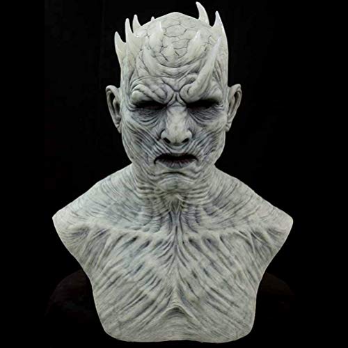 FuYouTa Máscara de Rey de La Noche Máscara de Cosplay de Halloween Rey de La Noche Máscara de Látex Zombie Accesorios de Disfraces de Fiesta de Halloween