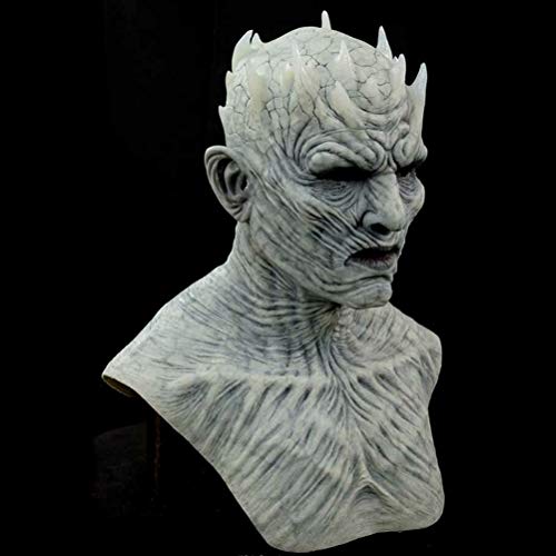 FuYouTa Máscara de Rey de La Noche Máscara de Cosplay de Halloween Rey de La Noche Máscara de Látex Zombie Accesorios de Disfraces de Fiesta de Halloween
