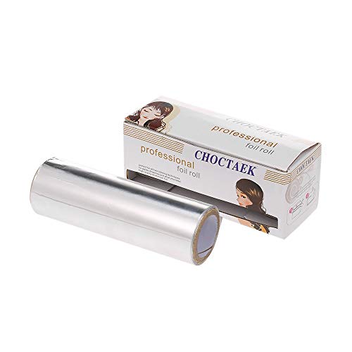 FXJ 1 Rollo de Papel de Aluminio for el Pelo de Perm Tinte Estilismo for Colorear Resalte del Arte del Clavo del salón de Pelo de peluquería Herramientas Accesorios