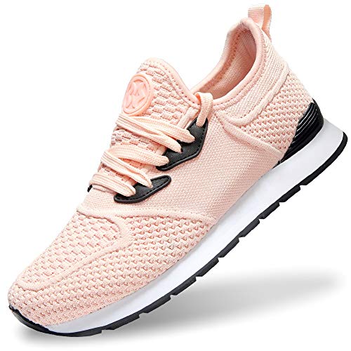Gaatpot Mujeres Zapatillas para Correr Deportivo Fitness Sneakers Ligero Outdoor Calzado Transpirables Casual Zapatos Running Shoes Naranja 37EU=38CN