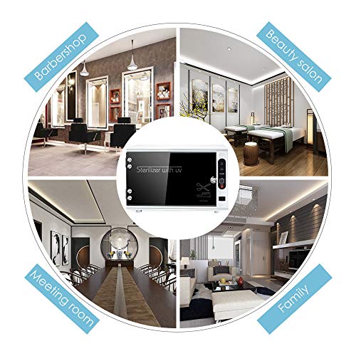Gabinete esterilizador UV, Vogvigo-Ultravioleta Desinfectante Beauty Box, herramienta de limpieza profesional de la caja de desinfección con función de desinfección, para toallas, tijeras pinzas