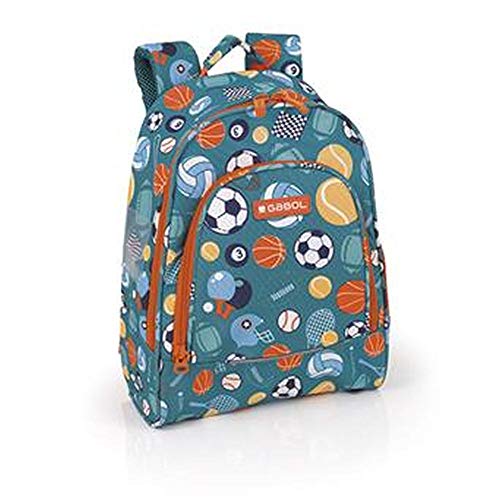 Gabol Mochila Gym 27x34x12cm Mochila Infantil, 34 cm, Multicolor