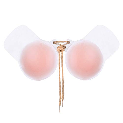 Gaddrt - Adhesivo de goma suave reutilizable de 10 cm de diámetro, diseño de Boobo de pecho