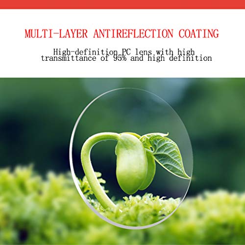 gafas de lectura De Alta Definición con Una Transmitancia De hasta El 95%, Plegables con Protección UV, con Funda De Gafas De PU, Dioptrías Opcionales (+1.00 A +3.50)