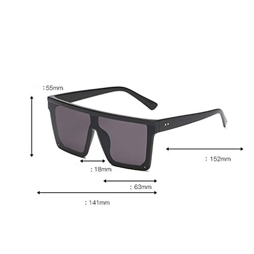 Gafas de sol de Hombres y Mujer Clásico Retro Gafas Fashion Punk Sunglasses personalizadas Lentes cuadradas Motocicleta Conducción MMUJERY