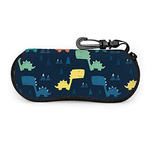Gafas de sol Funda Animal Dinosaurio Viaje Neopreno Suave Cremallera Anteojos Bolsa