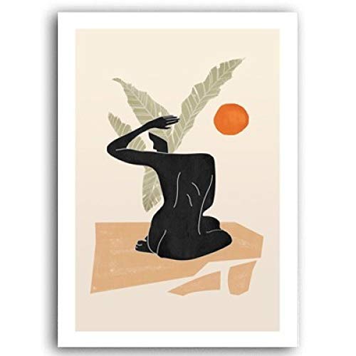 Galería de pintura de lienzo geométrico abstracto Nordic Poster Print Interior Decoración del hogar 60x90cm