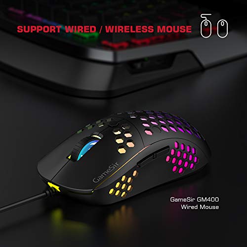 GameSir VX2 AimSwitch Gaming Combo de teclado y mouse para PS4 / Xbox One / Nintendo Switch / Windows PC Game Console, adaptador de controlador de juego