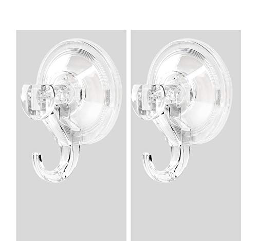 Ganchos Ventosa Fuerte [2 Piezas],Gancho Colgador Ventosa Ultra Fuerte Baño Cocina, MAX6kg,Ventosa Reutilizable, Ganchos Adhesivos Resistente al Agua,Ideal para Baño Cocina Ducha Ventana, etc.