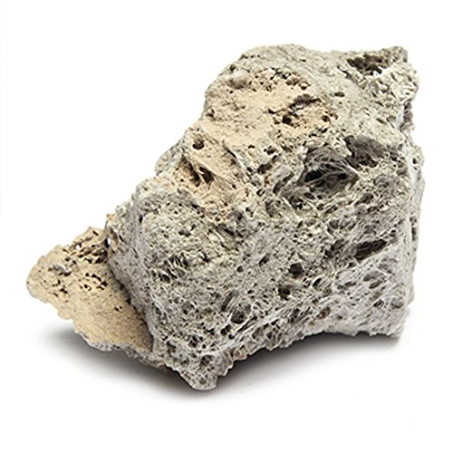 Ganquer 1 unid Piedra pómez Acuario decoración Roca Piedra pómez Natural Ver