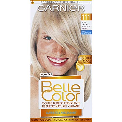 Garnier Belle Color - Coloración n.° 111 rubio muy claro ceniza, se vende por pieza, color rubio