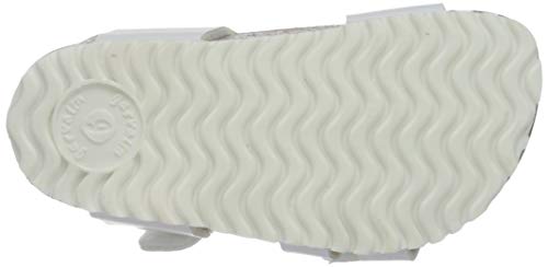 Garvalín Carina, Sandalias con Punta Abierta para Niñas, Blanco (Blanco Mat B), 27 EU