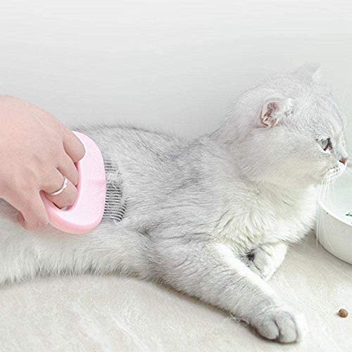 Gato para Mascotas Masaje para Perros Peine Peine para Piojos para Mascotas Cepillo De Limpieza para Un Aseo Seguro Y Suave(2PCS)
