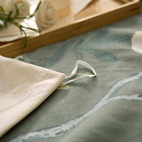 Geekcook Juegos de Fundas para edredón,Juegos de Cama sólidos Impresos a la Moda Juego de Cama para el hogar 4 Piezas Flor de árbol de Estrella-Estilo 39_Los 200CM