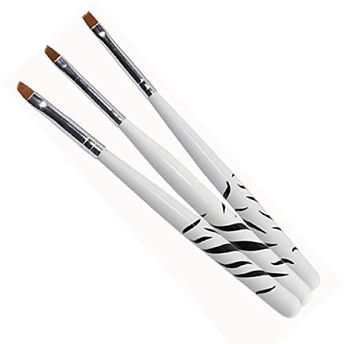 Gel de fibra UV CLARO 30 ml INCL. CEPILLOS Gel de construcción de 3 piezas Conjunto de diseño de uñas de gel monofásico