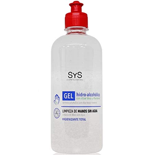 GEL HIDROALCOHOLICO CON ALOE VERA Y PANTENOL 500 ML SYS