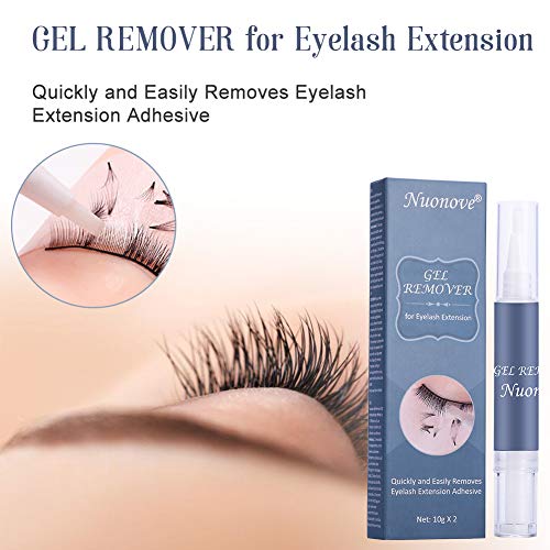 Gel Removedor de Pestañas, Eliminar las Pestañas, Gel para Extensiones de Pestañas y Elimina Fácilmente y Rápidamente las Pestañas Adhesivas, Retire el expansor de Pestañas Rápidamente, 10 g