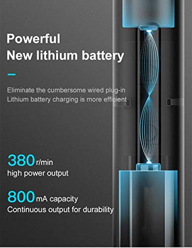 Generic Brands Destornillador eléctrico Recargable Tipo Mini Modo de Potencia Dual para Reparar teléfonos móviles/Drones/Relojes/Cuchillos/computadoras/Motores (Gris)