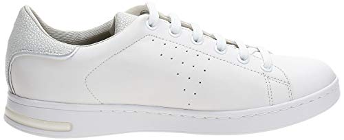 Geox D Jaysen A, Zapatillas para Mujer, Blanco (White), 40 EU