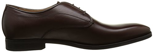 Geox U New Life A, Zapatos de Cordones Derby para Hombre, Marrón (Ebony), 44 EU