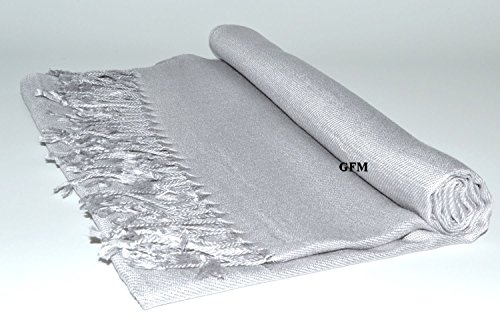 GFM Mujer Pashmina estilo bufanda de abrigo(DRV)(B9-205-HJ-28-CH)