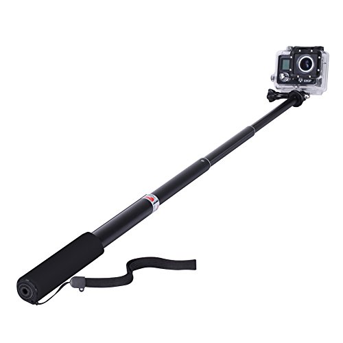 GHB Palo Selfie Gopro para Poste de Extensión Telescópica Gopro Palo con Polo Monopod para GoPro Héroe 4/3+/3/2 SJ4000 SJ5000 DV Cámara Sony Action CAM/Canon/Nikon etc.