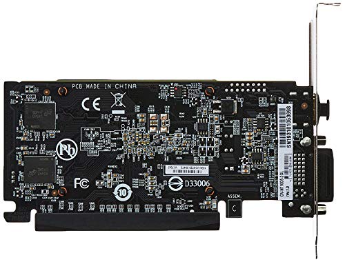 Gigabyte GV-N710D5-2GL GeForce GT 710 2GB GDDR5 - Tarjeta gráfica (GeForce GT 710, 2 GB, GDDR5, 64 bit, 4096 x 2160 Pixeles, PCI Express x8 2.0)