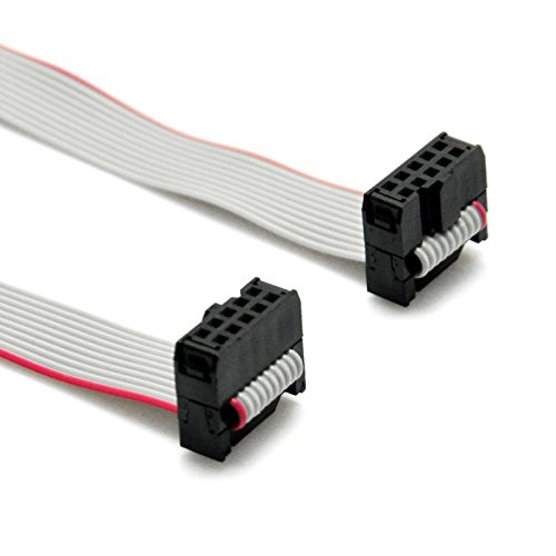 Gikfun 70 cm 10 pin JTAG USBISP AVR descargar alambre para Arduino EK1282