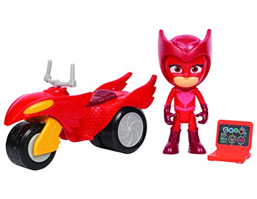 Giochi Preziosi PJ Masks PJU001 vehículo de Juguete - Vehículos de Juguete (Rojo, Motocicleta, Interior, 3 año(s), Niño/niña, China)