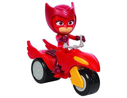 Giochi Preziosi PJ Masks PJU001 vehículo de Juguete - Vehículos de Juguete (Rojo, Motocicleta, Interior, 3 año(s), Niño/niña, China)
