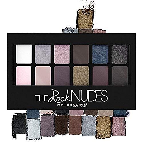 Glamorous Mart - Maybelline New York The Rock Desnudos paleta de sombra de ojos, 9g