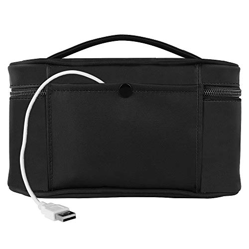 Glossia DesinfeccióN con Luz Ultravioleta Bolsa de DesinfeccióN Esterilizadores LED DesinfeccióN Caja UVC para Ropa Interior de Cepillo de Dientes Sin Ozono-Negro