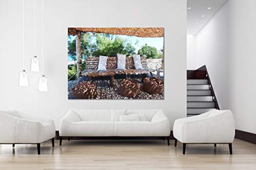Glückvilla Lichtspiele - Imagen XXL de artista (120 x 90 cm, formato horizontal, impresión digital sobre cristal acrílico, 5 mm), imagen grande de Naxos Kykladen isla de Grecia