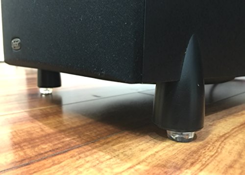 GorillaGrit Topes de perillas de Puertas Transparentes pequeños (Juego de 12) Tapones de Puertas autoadhesivos Protectores de Pared Pies de Goma para parlantes, electrónica, Muebles Claro Medio