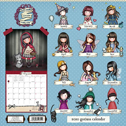 GORJUSS Calendario de pared 2020