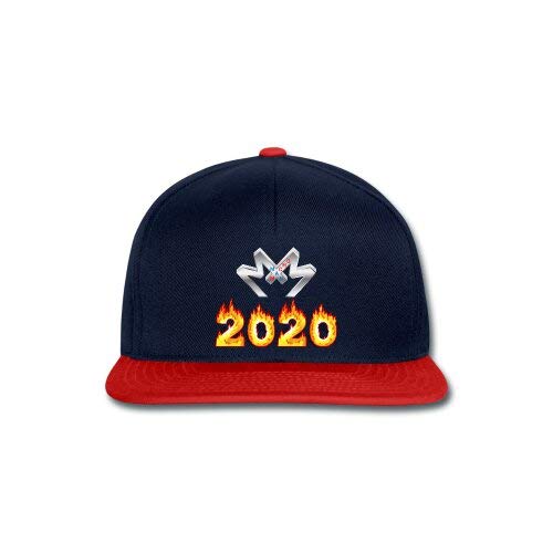 Gorra Snapback Macho Man 2020 Azul Marino/Rojo