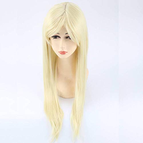 Gpzj Ombre Peluca marrón a Rubio Ceniza de Alta Densidad Resistente al Calor Tejido de Pelo sintético Pelucas llenas para Mujeres Hellip;