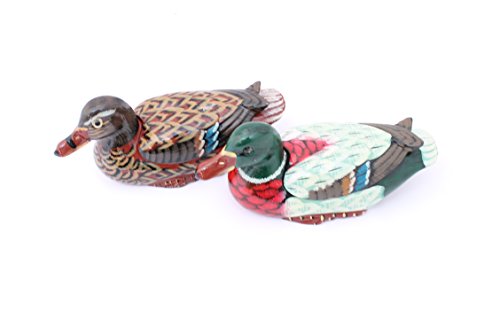 Grande Mandarina Patos (Par) Plástico Laquer