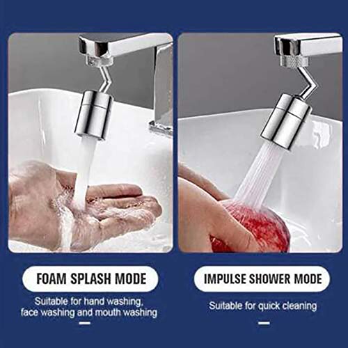 Grifo Universal Del Filtro De Salpicaduras,Grifo De Salida De Agua De 720o Rotate Con 4-filtro De Red De Capas,Diseño A Prueba De Fugas Con Doble O-anillo,Para Lavado De Rostros,Gargle Easily