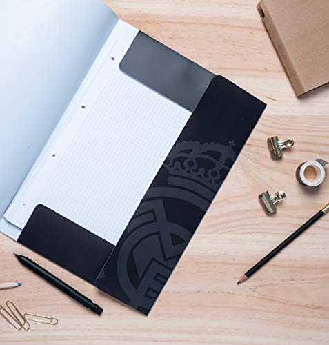 Grupo Erik Carpeta Gomas A4 Polipropileno Real Madrid, 21 x 29.7 cm