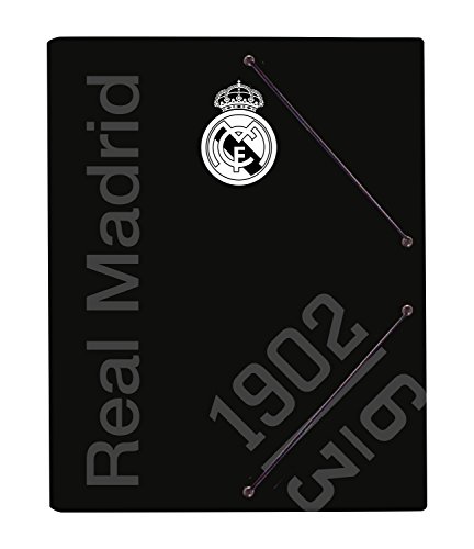 Grupo Erik Carpeta Gomas A4 Polipropileno Real Madrid, 21 x 29.7 cm