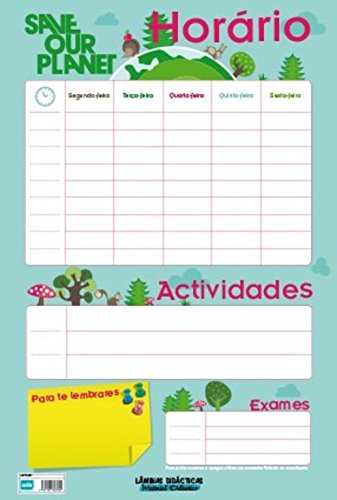 Grupo Erik Editores Lamina Didactica en Portugues Horario