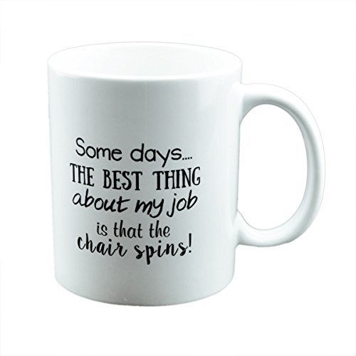 GTR-Prestige Giftware Some Days XCMN235 - Taza Divertida con Texto en inglés Office Humour para Hombre y Mujer