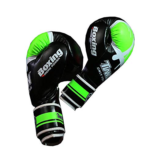 Guantes de boxeo Guantes de entrenamiento de entrenamiento de boxeo Hombres Mujeres frescos del estilo Muay Thai Sparring de los mitones de formación for los guantes de boxeo Muay Thai Boxing MMA (Col