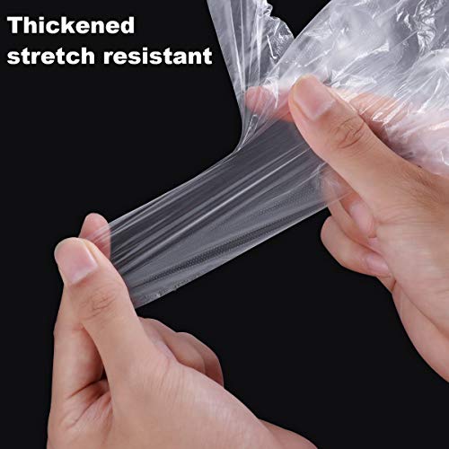 Guantes Transparentes Desechables,ZUZER 1000pcs Guantes Desechables Ecologicos Guantes de Plástico Alimentos para el Hogar Cocina Restaurante Industrial Médicos