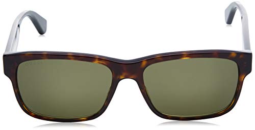 Gucci GG0340S-008 Gafas de sol, Havana, 58 para Hombre