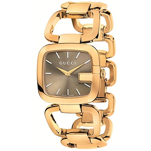 Gucci YA125408 Gucci - Reloj de pulsera para mujer, acero inoxidable, color dorado