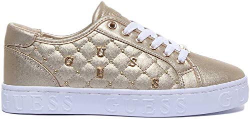 GUESS GLADISS Gold FL5GLA LEL12 Zapatillas para Mujer, 37
