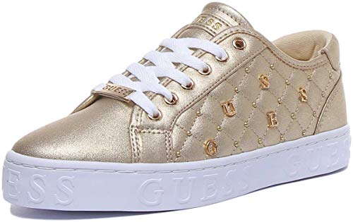 GUESS GLADISS Gold FL5GLA LEL12 Zapatillas para Mujer, 37