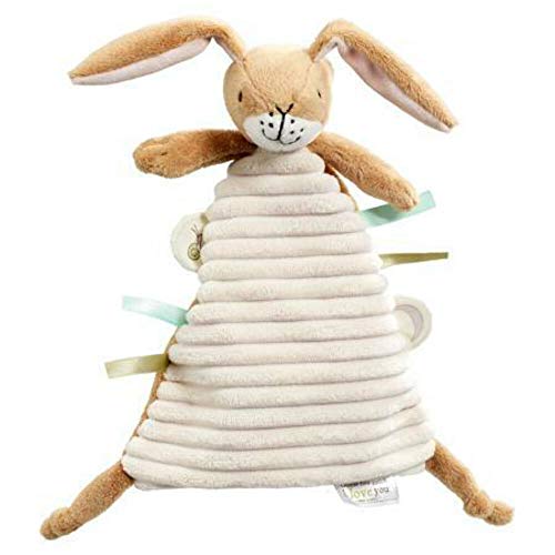 Guess How Much I Love You- Little Nutbrown Hare Rattle & Comfort Blanket Gift Set Sonajero y Juego de Regalo, Color marrón (Rainbow Designs Ltd GH1515)